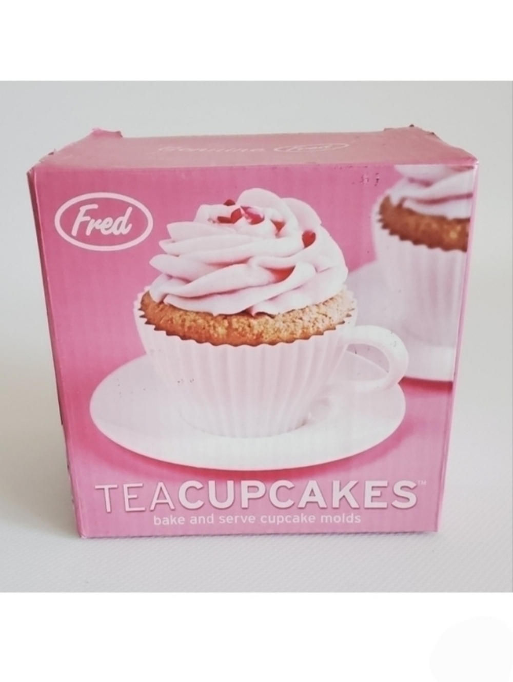 Fred Silicone Tea Cup & Saucer Baking Set NIB